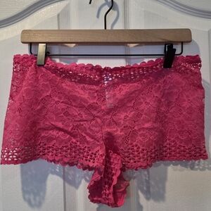 Cacique Hot Pink Lace Panties